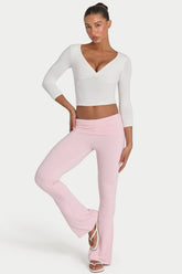 ButterCloudâ„¢ Flared Leggings in Blush
