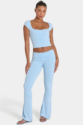ButterCloudâ„¢ Flared Leggings in Sky