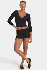 ButterCloudâ„¢ Skort in Black